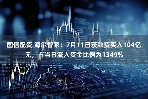 国信配资 海尔智家：7月11日获融资买入104亿元，占当日流入资金比例为1349%